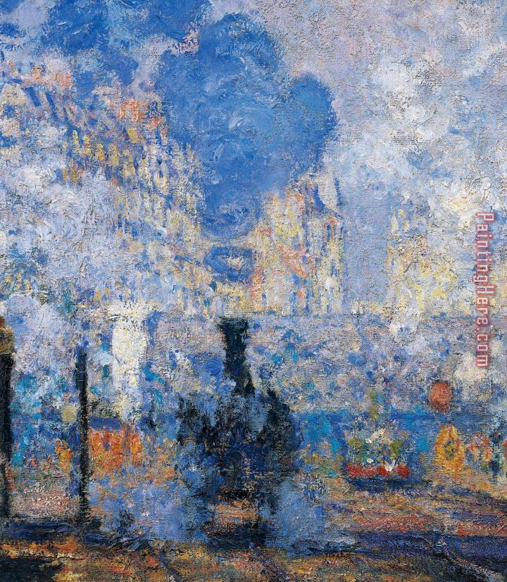 Claude Monet Saint Lazare Station